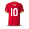 Serbia Dusan Tadic 10 Hjemme VM 2022 - Herre Fotballdrakt